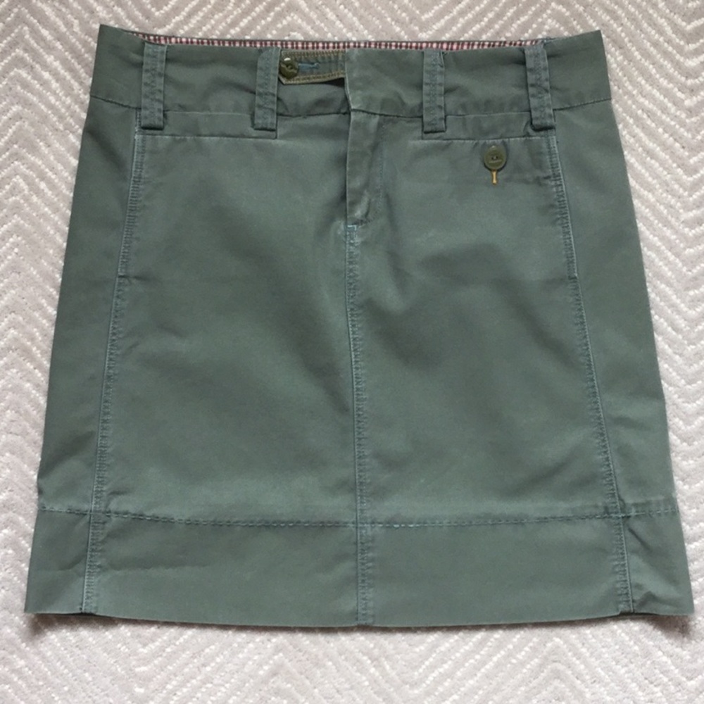 Cotton Canvas Skirt